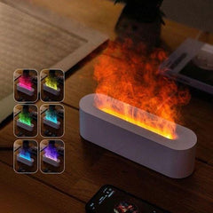 Soothing Home Flame Aroma Diffuser for Relaxing Fragrant Ambience