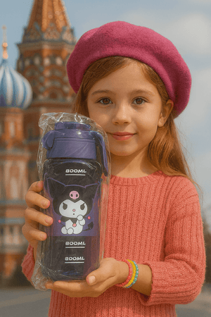 Kuromi-Themed Water Bottle