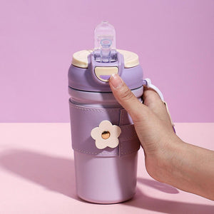 Lavender Flower Travel Mug